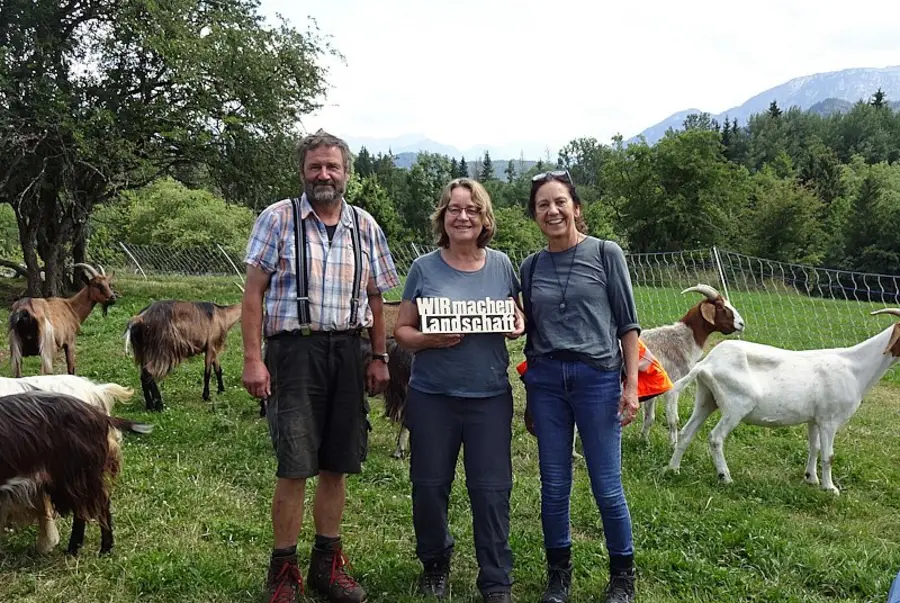 WIR machen Landschaft © Gruppenbild mit Schriftzug