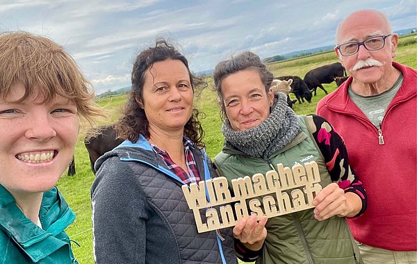WIR machen Landschaft ©Donautal-Aktiv e.V. Gruppenbild mit Schriftzug