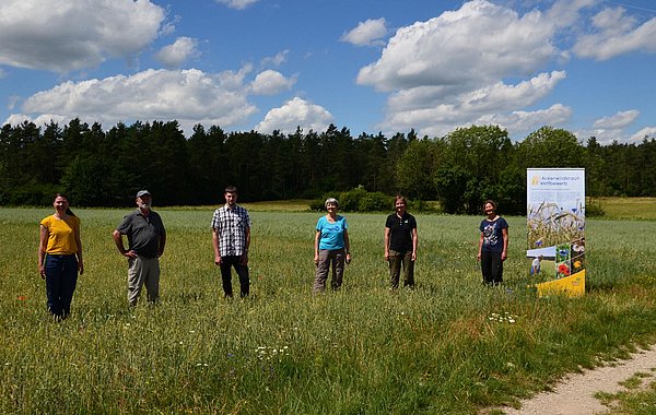Ackerwildkraut-Wettbewerb 2020 in Oberfranken ©Pauline Unseld, DVL