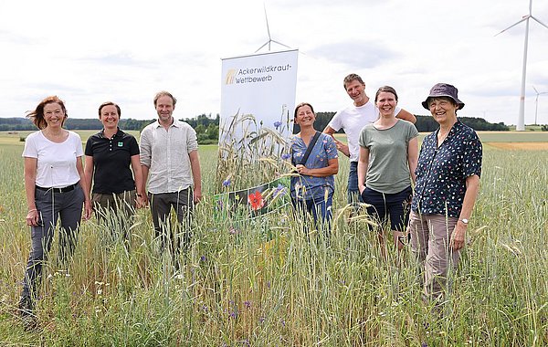 Ackerwildkraut-Wettbewerb 2022 in Mittelfranken ©Birgit Gleixner, LfL